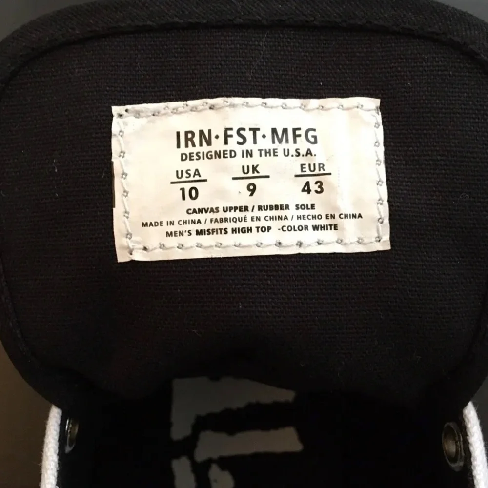 Iron Fist White Misfits High-Tops - Picture 8 of 10